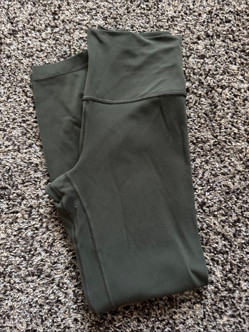 lululemon athletica Kids Dark Green High-Waist Leggings